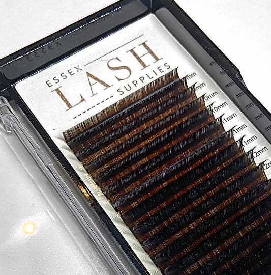 Brown Lashes Single Length